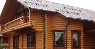 Строительство дома из оцилиндрованного бревна в Россоши - от 135551 рублей
